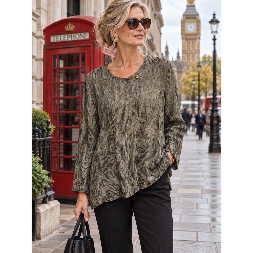 JAEGER Linen Blend Jacket Sz 12 Taupe Jacquard Textured Retro UK Brand Lagenlook
